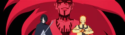 3840x1080 Resolution Sasuke Uchiha x Naruto Uzumaki Boruto 8k 3840x1080 ...