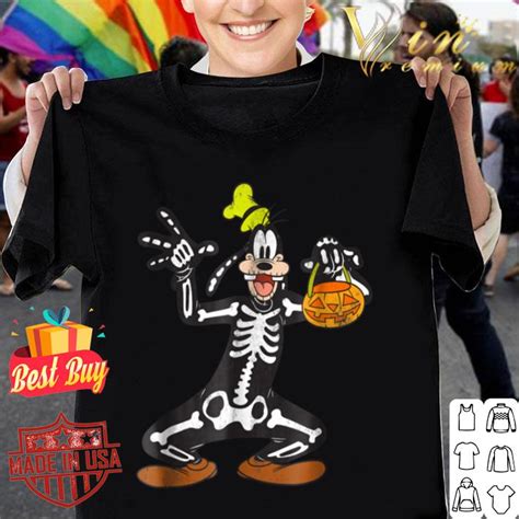 Disney Goofy Skeleton Halloween T shirt, hoodie, sweater, longsleeve t-shirt