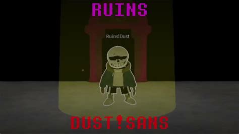 Ruins!Dust!Sans animation - roblox studio - YouTube