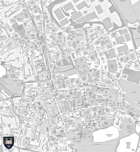 University of Oxford Map - Etsy