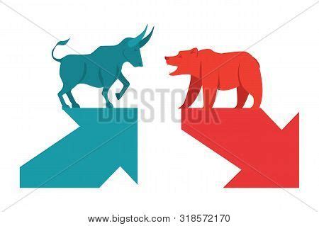 Bull Bear Symbols Vector & Photo (Free Trial) | Bigstock