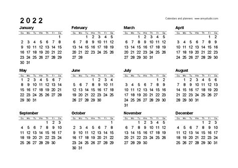 2022 Calendar Landscape Printable - May Calendar 2022