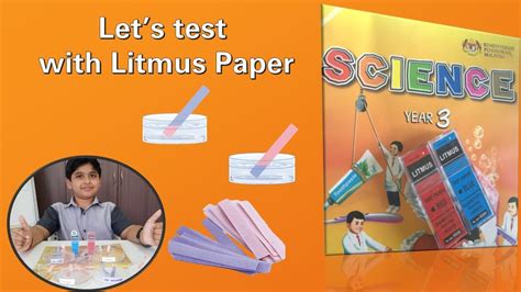 How Litmus Paper Works - Experiment for Kids - YouTube