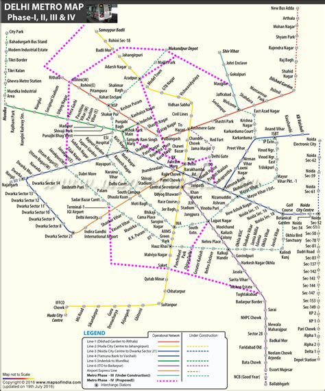 Delhi Metro Phase 4 Map