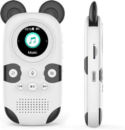 RUIZU 16GB MP3 Player for Kids, Cute Panda Portable Music Player MP3 ...