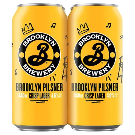 Brooklyn Pilsner Beer Cans 24 x 440ml Case - Liquor Library