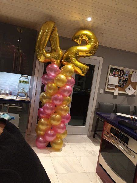 Balloon Delivery Toronto | 42nd birthday, Birthday balloon decorations, 42nd birthday gift ideas