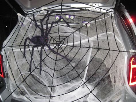 Trunk or Treat decoration spider web | Trunk or treat, Trunks, Thomas birthday