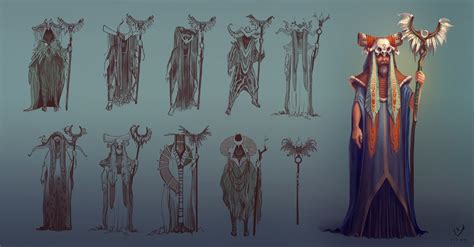 Shaman Character on Behance