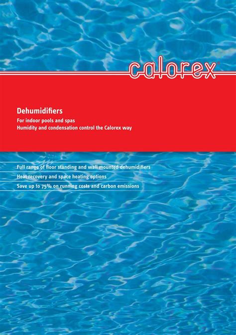 download Product Brochure - Calorex