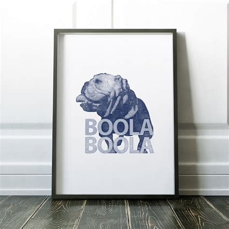 Yale Art Print Boola Boola Inspired | Etsy