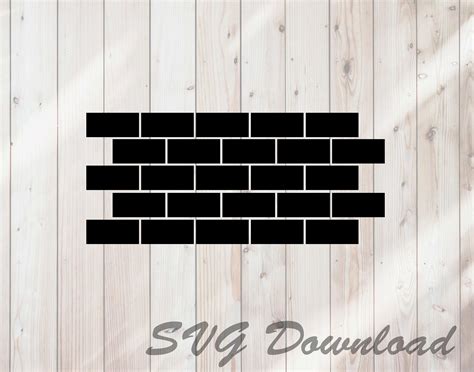 Bricks SVG Brick Wall Building Pattern SVG Instant Download / - Etsy