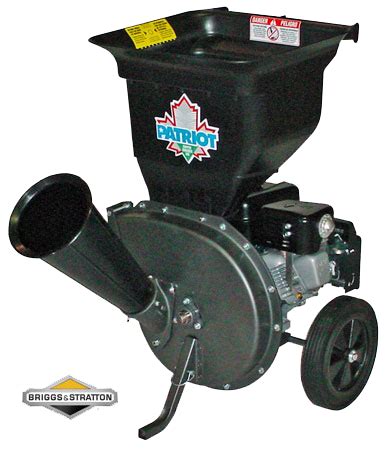 Patriot Model CSV-3065B | 6.5 HP Gas Wood Chipper Leaf Shredder | Buy Lawn Care Equipment ...