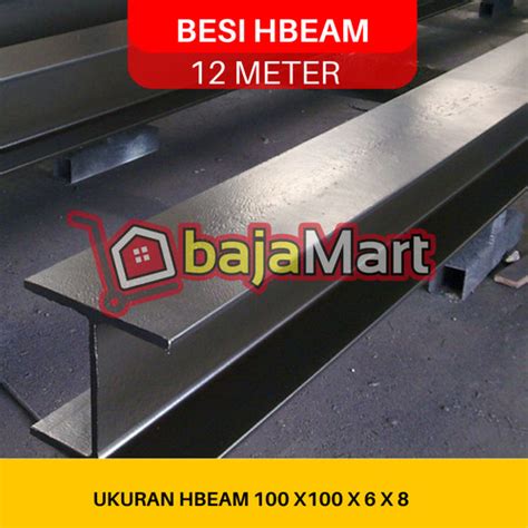 Jual Besi H Beam 100 100x6x8 12 Meter - Kota Bekasi - Bajamart Steel | Tokopedia