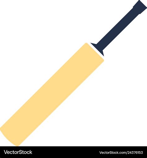 Cricket bat icon Royalty Free Vector Image - VectorStock