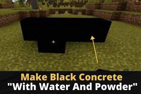 How To Make Black Concrete In Minecraft? » NewsXfeed