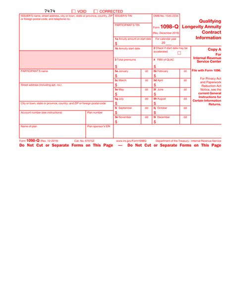 Printable Af Form 1098 - Printable Forms Free Online