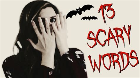 13 Scary Words 👻 | Useful Vocabulary Lesson - YouTube