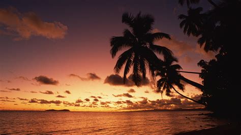 Island Sunset, Fiji - Free Nature Pictures