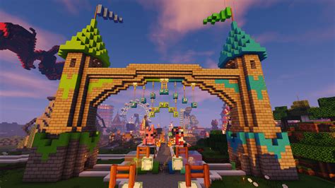 Fantasia Theme Park Minecraft Map