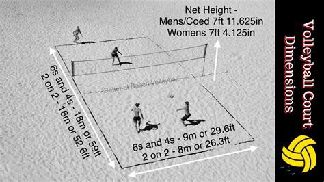 Beach Volleyball Court Dimensions