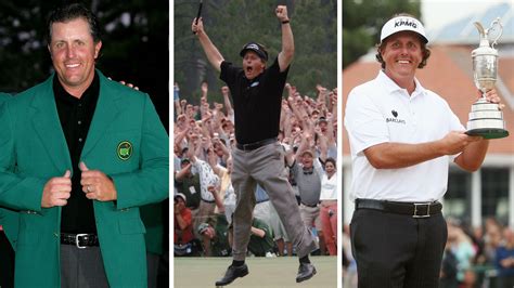 All Six Of Phil Mickelson's Major Wins