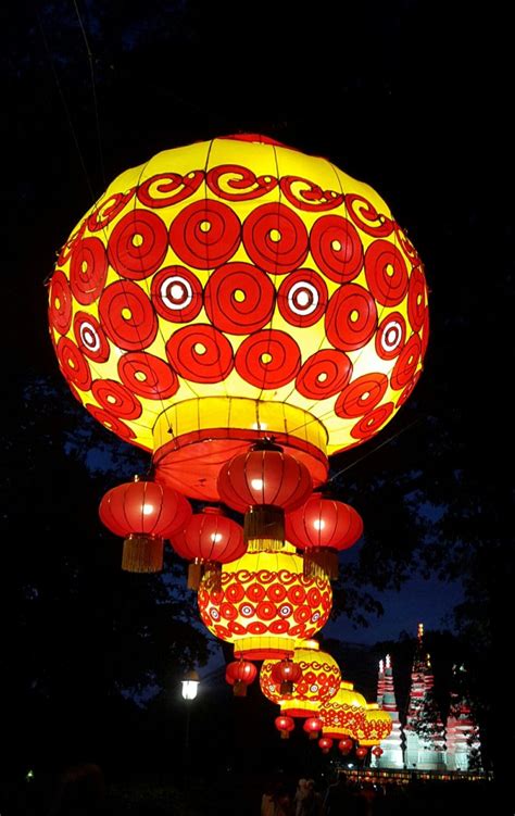 Japanese Lantern Festival Lights Lanterns Photography Photo