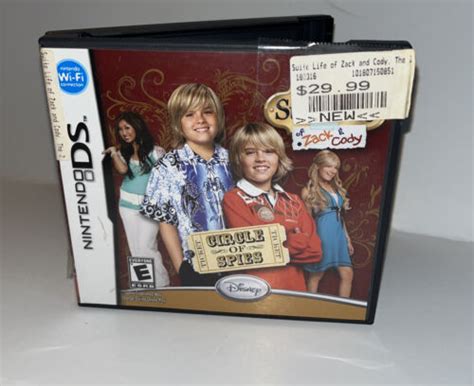 Suite Life Of Zack and Cody Circle of Spies - Nintendo DS Pristine ...