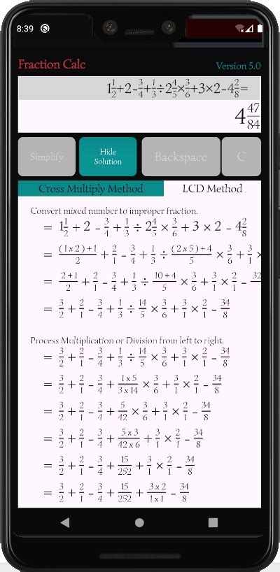 Fraction Calculator App | Fraction Calc