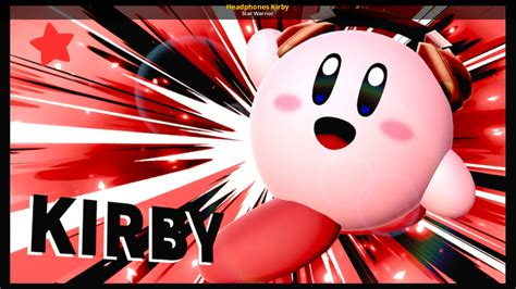 Headphones Kirby [Super Smash Bros. Ultimate] [Mods]