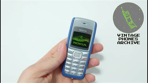 Nokia 1110 RH-70 Mobile phone menu browse, ringtones, games, wallpapers - YouTube