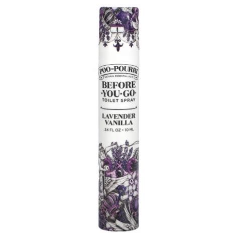 Poo-Pourri Before You Go Lavender Vanilla Toilet Spray, 12 ct / 0.34 fl oz - Pick ‘n Save