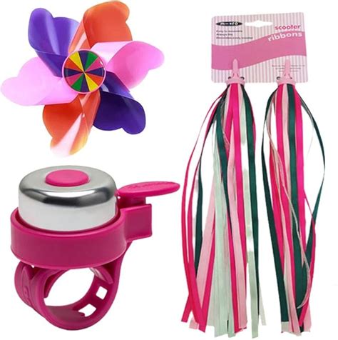 Amazon.com : BESPORTBLE Kid Bicycle Accessories, Bike Decorations Including Pink Bike Tassels ...