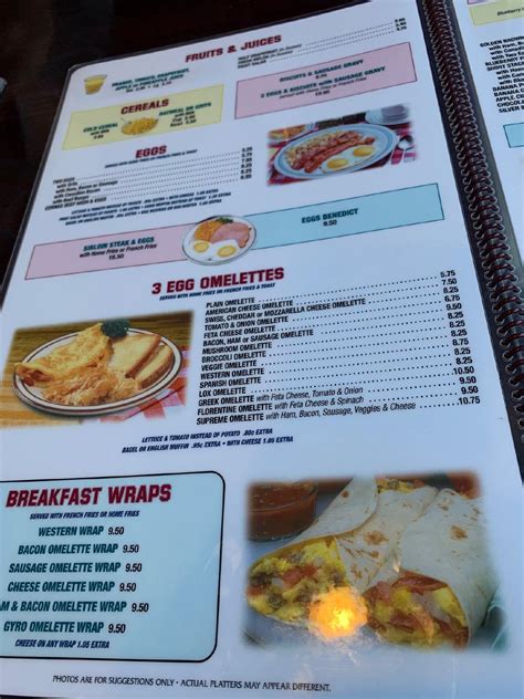 Menu at Olympic Diner restaurant, Kingston