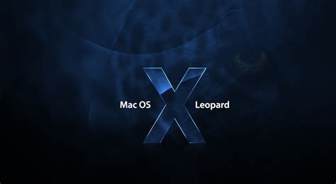 Dark Mac OS X Leopard HD Wallpaper | Walls 9