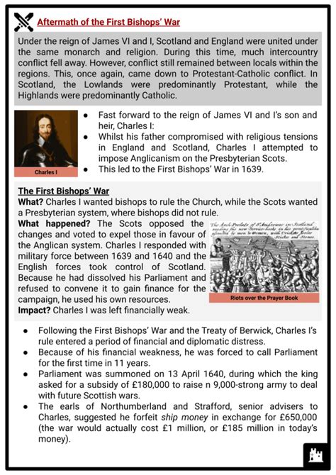 The Long Parliament, Bishops' War, Assembly, Timeline