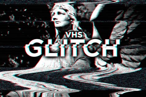 VHS Glitch Effects for Photoshop - Design Cuts