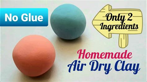 DIY Air Dry Clay | Best Homemade Air Dry Clay | How to make Clay without Glue - YouTube