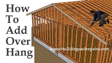 How To Extend or Add Fascia And Overhang To Existing Home With Gable ...