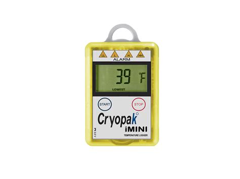 Cryopak PDF logger - Data loggers - IntroTech, the cold chain specialist