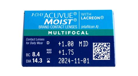 1 Day Acuvue Moist Multifocal with Lacreon - 30 pack