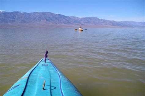 Temporary 'Lake Manly' in Death Valley closed to kayaks