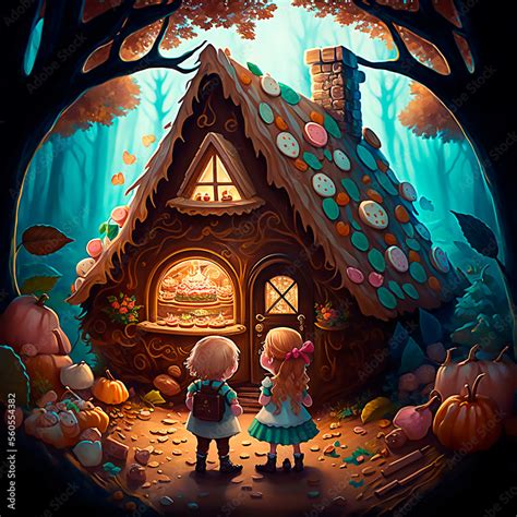 Hansel And Gretel Cartoon House