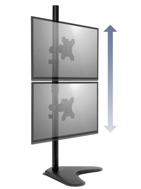 Mount-It! Vertical Dual Monitor Stand | Fits 17-32 Inch Monitors - Walmart.com - Walmart.com