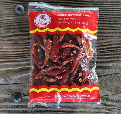 Thai whole dried chile, 2 oz - ImportFood