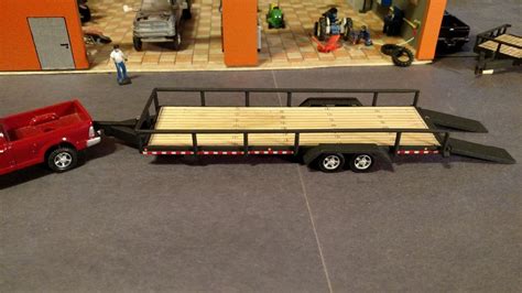 1/64 CUSTOM TRAILER | Tractor toy, Farm toy display, Toy trucks