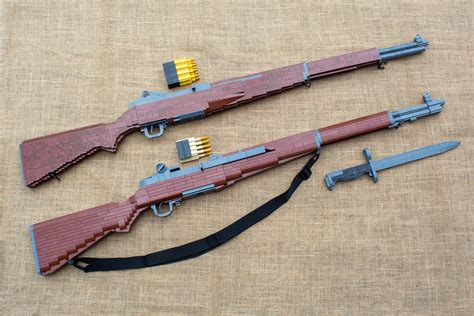 M1 Garand, a LEGO Brick Replica by Cole Edmonson