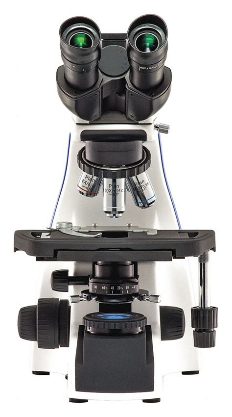 LW SCIENTIFIC Microscope, Trinocular, 40X to 1000X Optical Magnification, Light Source LED ...