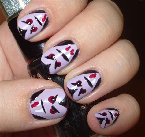 Vampires | Halloween nail art easy, Halloween nails easy, Vampire nails