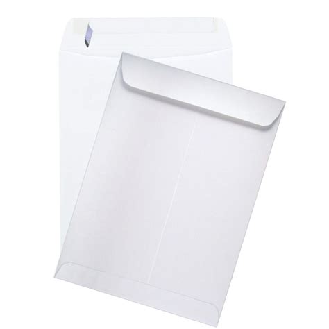 6X9 Catalog Envelopes - 28lb WHITE WOVE - Peel to Seal - (6 x 9) - 500 PK